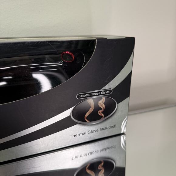 CHI Ellipse Tapered Hairstyling Wand 3/4 - 1 1/4 Oval Teflon Barrel Black New - Picture 5 of 10